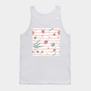 Floral Pattern Tank Top